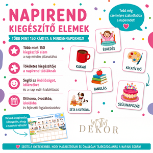 Napirend kiegészítő elemek - Plusz elemek napirendjeinkhez - Meska.hu