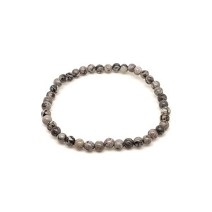 Jáspis silver leaf ásvány karkötő golyós 4mm, Ékszer, Karkötő, Ásványkarkötő, , MESKA