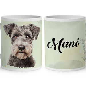 Névvel kérhető - Pumi portré mintás bögre, Otthon & Életmód, Konyhafelszerelés, tálalás, Tálalás, Bögre & Csésze, , MESKA