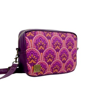 SuziartBag Lila tavirózsás crossbody táska, Táska & Tok, Kézitáska & válltáska, Válltáska, , MESKA