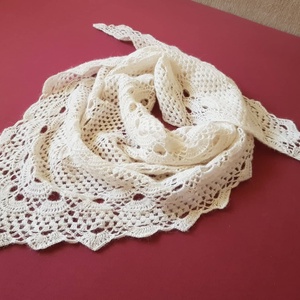 Elegáns csipkekendő, stóla, vállkendő -  - Meska.hu