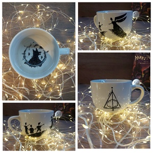 Harry Potter Halál Ereklyéi bögre, Otthon & Életmód, Konyhafelszerelés, tálalás, Tálalás, Bögre & Csésze, Festett tárgyak, MESKA