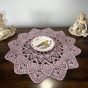 Horgolt, csipkés díszterítő, Otthon & Életmód, Lakástextil, Abrosz, terítő, Díszterítő polcra, komódra, Horgolás, MESKA
