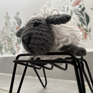 Horgolt kisbárány - játék & sport - plüssállat & játékfigura - plüss bárány - Meska.hu