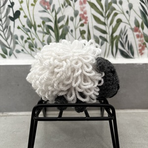 Horgolt kisbárány - játék & sport - plüssállat & játékfigura - plüss bárány - Meska.hu