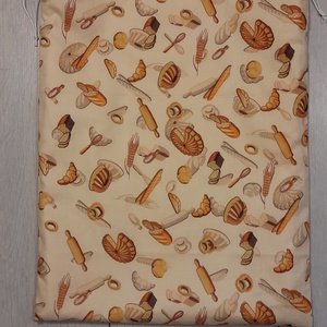 Pékáru mintás kenyeres zsák 29., Táska & Tok, Bevásárlás & Shopper táska, Kenyeres zsák, Varrás, MESKA