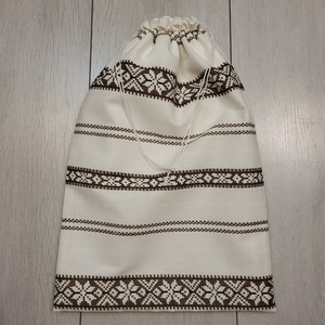 Kenyeres zsák 33. - palócmintás vászonból, Táska & Tok, Bevásárlás & Shopper táska, Kenyeres zsák, Varrás, MESKA