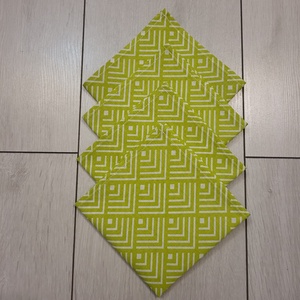Geometriamintás textilszalvéta , Otthon & Életmód, Konyhafelszerelés, tálalás, Konyhai textil, Szalvéta, Varrás, MESKA