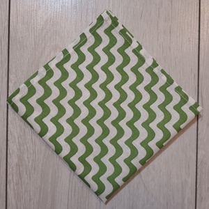 Hullámmintás textilszalvéta , Otthon & Életmód, Konyhafelszerelés, tálalás, Konyhai textil, Szalvéta, Varrás, MESKA