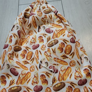 Pékárumintás kenyereszsák  - táska & tok - bevásárlás & shopper táska - kenyeres zsák - Meska.hu