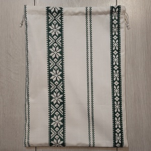 Zöld szádamintás kenyereszsák  - táska & tok - bevásárlás & shopper táska - kenyeres zsák - Meska.hu