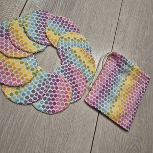  Arctisztító korong csillagmintával - szépségápolás - arcápolás - arctisztító korong - Meska.hu