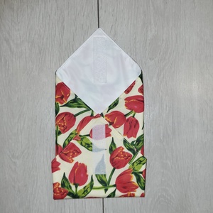 Szendvicscsomagoló tulipános - táska & tok - uzsonna- & ebéd tartó - szendvics csomagoló - Meska.hu