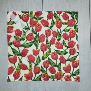 Szendvicscsomagoló tulipános - táska & tok - uzsonna- & ebéd tartó - szendvics csomagoló - Meska.hu