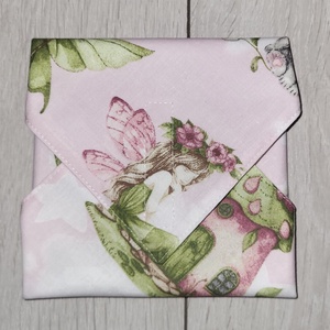 Szendvicscsomagoló tündéres, meseházikós, Táska & Tok, Uzsonna- & Ebéd tartó, Szendvics csomagoló, Varrás, MESKA