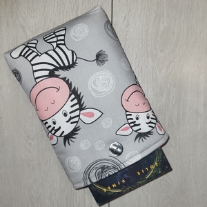 Könyvtok - cuki zebrás  - könyv & zene - könyvtok - Meska.hu