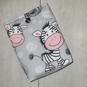 Könyvtok - cuki zebrás  - könyv & zene - könyvtok - Meska.hu