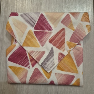 Öko szendvicscsomagoló - háromszög mintás - Meska.hu