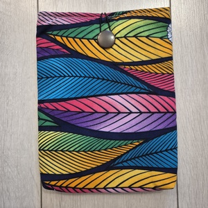 Könyvtok - tollas (Afrikai textil), Könyv & Zene, Könyvtok, Varrás, MESKA