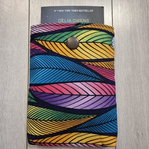 Könyvtok - tollas (Afrikai textil) - könyv & zene - könyvtok - Meska.hu