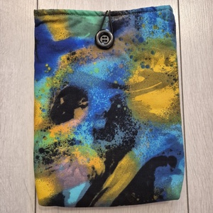 Könyvtok - absztrakt mintás(Afrikai textil), Könyv & Zene, Könyvtok, Varrás, MESKA