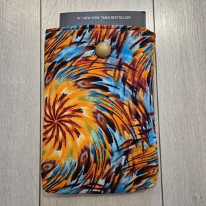 Könyvtok - absztrakt mintás(Afrikai textil) - könyv & zene - könyvtok - Meska.hu