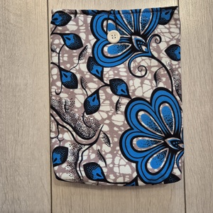 Könyvtok -  virágmintás(Afrikai textil), Könyv & Zene, Könyvtok, Varrás, MESKA