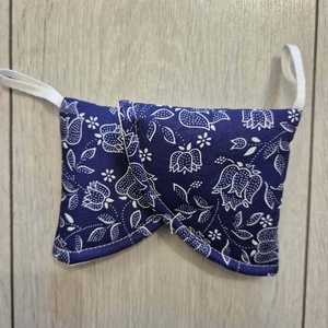 Edényfogó - kékfestő jellegű pamutvászonból , Otthon & Életmód, Konyhafelszerelés, tálalás, Konyhai textil, Edényfogó & Edényfedő, Varrás, MESKA