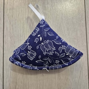 Edényfogó - kékfestő jellegű pamutvászonból  - otthon & életmód - konyhafelszerelés, tálalás - konyhai textil - edényfogó & edényfedő - Meska.hu