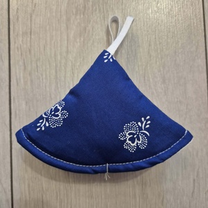 Edényfogó - kékfestő jellegű pamutvászonból , Otthon & Életmód, Konyhafelszerelés, tálalás, Konyhai textil, Edényfogó & Edényfedő, Varrás, MESKA