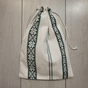 Kenyeres zsák 47. - palócmintás vászonból, Táska & Tok, Bevásárlás & Shopper táska, Kenyeres zsák, Varrás, MESKA