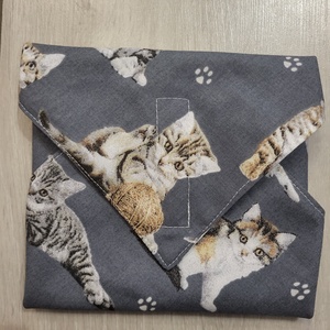 Szendvicscsomagoló - cicás , Táska & Tok, Uzsonna- & Ebéd tartó, Szendvics csomagoló, Varrás, MESKA