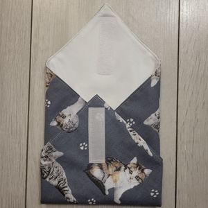 Szendvicscsomagoló - cicás  - táska & tok - uzsonna- & ebéd tartó - szendvics csomagoló - Meska.hu