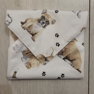 Szendvicscsomagoló - kutyás , Táska & Tok, Uzsonna- & Ebéd tartó, Szendvics csomagoló, Varrás, MESKA