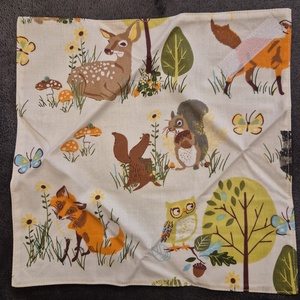 Öko szendvicscsomagoló - erdei állatos  - táska & tok - uzsonna- & ebéd tartó - szendvics csomagoló - Meska.hu