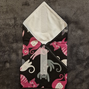 Öko szendvicscsomagoló - cicás - táska & tok - uzsonna- & ebéd tartó - szendvics csomagoló - Meska.hu