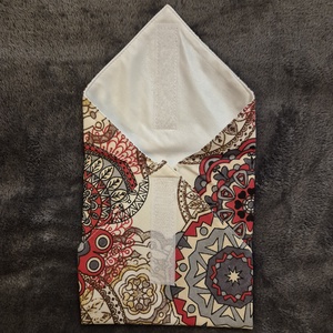 Öko szendvicscsomagoló - mandalamintás  - táska & tok - uzsonna- & ebéd tartó - szendvics csomagoló - Meska.hu