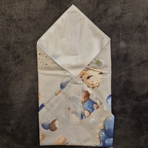 Öko szendvicscsomagoló - dínós - táska & tok - uzsonna- & ebéd tartó - szendvics csomagoló - Meska.hu