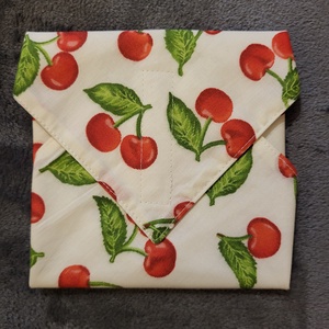 Öko szendvicscsomagoló - cseresznyés - Meska.hu