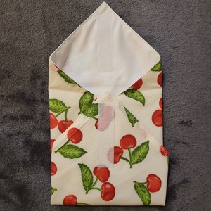 Öko szendvicscsomagoló - cseresznyés - táska & tok - uzsonna- & ebéd tartó - szendvics csomagoló - Meska.hu