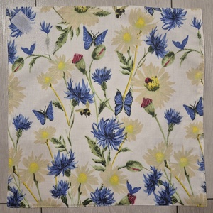 Öko szendvicscsomagoló - pillangós , virágos - táska & tok - uzsonna- & ebéd tartó - szendvics csomagoló - Meska.hu