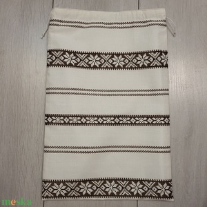 Kenyeres zsák - palócmintás vászonból - táska & tok - bevásárlás & shopper táska - kenyeres zsák - Meska.hu
