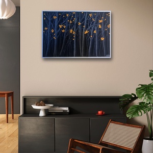 Sötét erdő 40x60 , Otthon & Életmód, Dekoráció, Kép & Falikép, Kavics kép, , MESKA