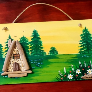Erdei házikó 20x12 - Meska.hu