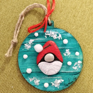 Karácsonyi dísz, Otthon & Életmód, Dekoráció, Kép & Falikép, Kavics kép, , MESKA