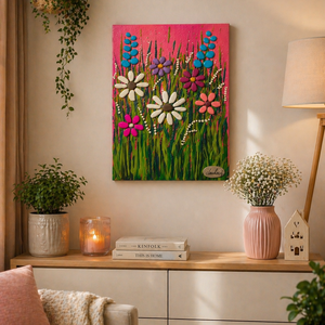 Tavaszi suttogás kavicskép - Meska.hu