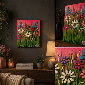 Tavaszi suttogás kavicskép - otthon & életmód - dekoráció - kép & falikép - kavics kép - Meska.hu