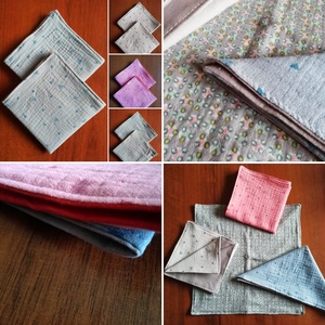 Dupla textilszalvéta, pihepuha nedvszívó duplagézből és pamutvászonból - otthon & életmód - konyhafelszerelés, tálalás - konyhai textil - szalvéta - Meska.hu