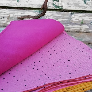 Dupla textilszalvéta, pihepuha nedvszívó duplagézből és pamutvászonból - otthon & életmód - konyhafelszerelés, tálalás - konyhai textil - szalvéta - Meska.hu