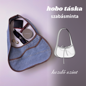 Táska Szabásminta, A0 Nyomtatott Formátum, DIY (Csináld magad), Szabásminta, útmutató, Szabásminta, , MESKA